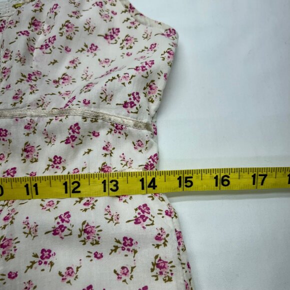 Urban Outfitters Romantic Floral Maxi Dress With Smocked Bodice & Button Front S - Picture 14 of 16